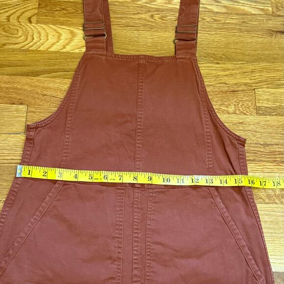 Toad & Co Women’s XS Rust Overalls Skirt Jumper Pockets Fall School
Academia - Picture 7 of 10